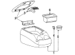 Ford F-250 HD Cup Holder Diagram - F2TZ-1513562-A