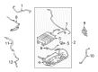 Ford Mustang PCV Hose Diagram - 4R3Z-6758-BA