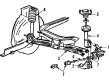 1993 Mercury Topaz Shock Absorber Diagram - F43Z-18125-A