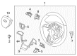 2018 Lincoln Navigator Steering Wheel Diagram - JL7Z-3600-AB