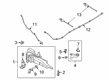 Ford Escape Wiper Arm Diagram - LJ6Z-17527-A