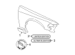 Mercury Emblem Diagram - 3W7Z-16098-AA