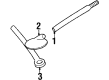 2001 Mercury Cougar Antenna Cable Diagram - 98BZ-18812-MA