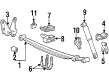 1987 Ford Bronco II Shock Absorber Diagram - 5U2Z-18V125-BT