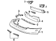 Mercury Sable Bumper Diagram - F8DZ-17K835-AA