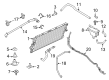 Ford F-350 Super Duty Radiator Diagram - HC3Z-8005-E