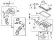 2015 Lincoln MKS Air Filter Box Diagram - AA5Z-9A600-B