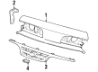 1996 Ford Crown Victoria Grille Diagram - F5AZ-8200-A