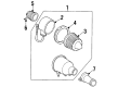 1998 Ford Windstar Air Intake Coupling Diagram - F68Z9B613AA