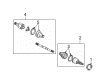 Mercury CV Boot Diagram - F5DZ-3A331-A