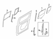 2022 Ford Transit Connect Weather Strip Diagram - DT1Z-6125766-C