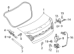 2014 Ford Taurus Trunk Lid Lift Support Diagram - AG1Z-54406A10-B