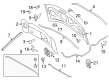 2006 Mercury Milan Hood Latch Diagram - 6E5Z-16700-AA