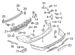 Ford Explorer Bumper Diagram - FB5Z-17K835-EPTM