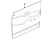 1988 Mercury Tracer Weather Strip Diagram - E7GZ-6121456-A