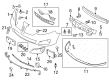 2011 Lincoln MKS Grille Diagram - 8A5Z-17K945-CB