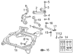 2006 Lincoln Zephyr Control Arm Diagram - 6M8Z-3078-A