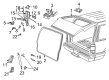 1995 Ford Windstar Tailgate Handle Diagram - F58Z-1643400-A