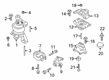 2018 Ford Edge Engine Mount Bracket Diagram - F2GZ-6E042-A