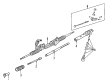 1991 Mercury Capri Steering Gear Box Diagram - E7GZ3504B