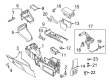 2018 Ford EcoSport Center Console Base Diagram - GN1Z-5804567-BA