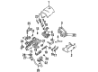 1997 Ford Escort Door Latch Assembly Diagram - YF1Z-7443150-AA