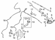 Ford Transit Connect Washer Reservoir Diagram - DV6Z-17618-A