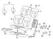 2004 Ford F-150 Armrest Diagram - 4L3Z-18644A22-AAA