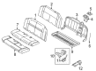 2008 Ford E-250 Seat Cover Diagram - 8C2Z-1666600-GA