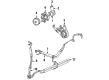 1995 Ford Windstar Power Steering Hose Diagram - F78Z-3A713-JA