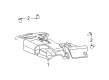 Lincoln LS Engine Cover Diagram - XW4Z-6A949-AA