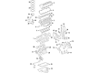 2011 Ford Crown Victoria Timing Chain Guide Diagram - 4R3Z-6M256-CC