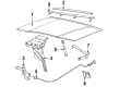 1994 Lincoln Town Car Hood Latch Diagram - F4VY-16700-A