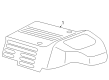 Lincoln Engine Cover Diagram - 3W4Z-6A949-AA