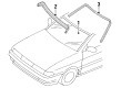 1994 Mercury Tracer Windshield Diagram - F4CZ-5803100-A