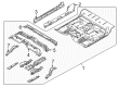 2010 Ford F-150 Rear Crossmember Diagram - 9L3Z-15107A94-A