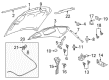 2014 Ford Expedition Lift Support Diagram - 9L1Z-16C826-A