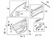 2021 Ford Police Interceptor Utility Door Moldings Diagram - LB5Z-7825504-AA