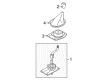 2006 Ford Mustang Shift Knob Diagram - 4R3Z-7213-ADA