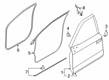 2023 Ford F-350 Super Duty Door Seal Diagram - KL3Z-1620709-A