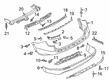 2022 Ford Explorer Bumper Diagram - LB5Z-17K835-EE