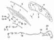 2023 Lincoln Aviator Hood Latch Diagram - LB5Z-16700-B