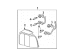 Ford Mustang Light Socket Diagram - XR3Z-13410-AA