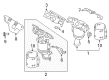 2016 Lincoln MKZ Exhaust Heat Shield Diagram - DG9Z-5E258-A