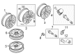 Lincoln Nautilus Wheel Cover Diagram - EJ7Z-1130-A