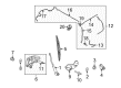 2012 Ford Transit Connect Windshield Washer Nozzle Diagram - 5T1Z-17603-A