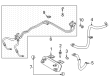 2022 Ford Bronco Automatic Transmission Oil Cooler Line Diagram - MB3Z-8N021-D