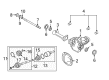 2014 Ford Expedition Transfer Case Shim Diagram - D9AZ-4067-E