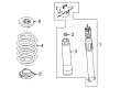 Ford Maverick Coil Springs Diagram - NZ6Z-5560-H