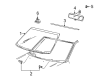 2000 Ford Expedition Weather Strip Diagram - YL3Z-1503110-AA